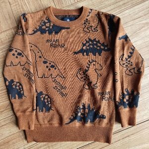 Toddler Dinosaur knit sweater